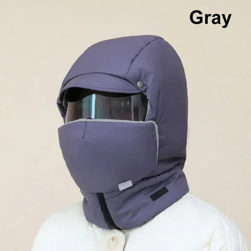 Windproof Full-Cover Outdoor Riding Mask with Glasses, Black - View 15