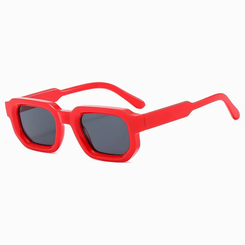 6-Pack Vintage Rectangle Sunglasses for Men & Women - UV400 Protection - View 13