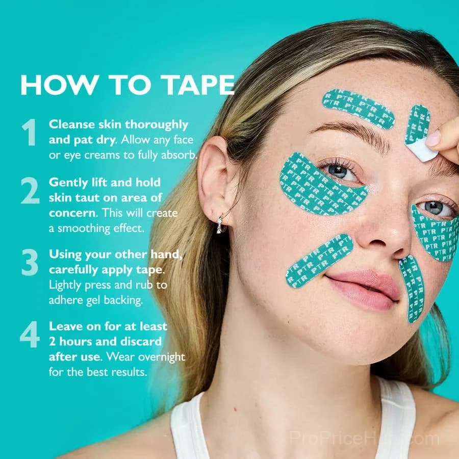 Peptide Skinjection Peptide-Infused Face & Eye Tape - View 6