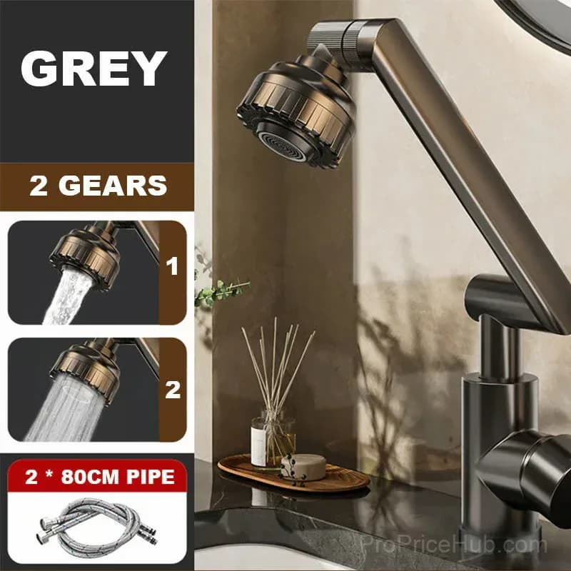 Grey 2-Mode Universal Hot and Cold Faucet Attachment - View 12
