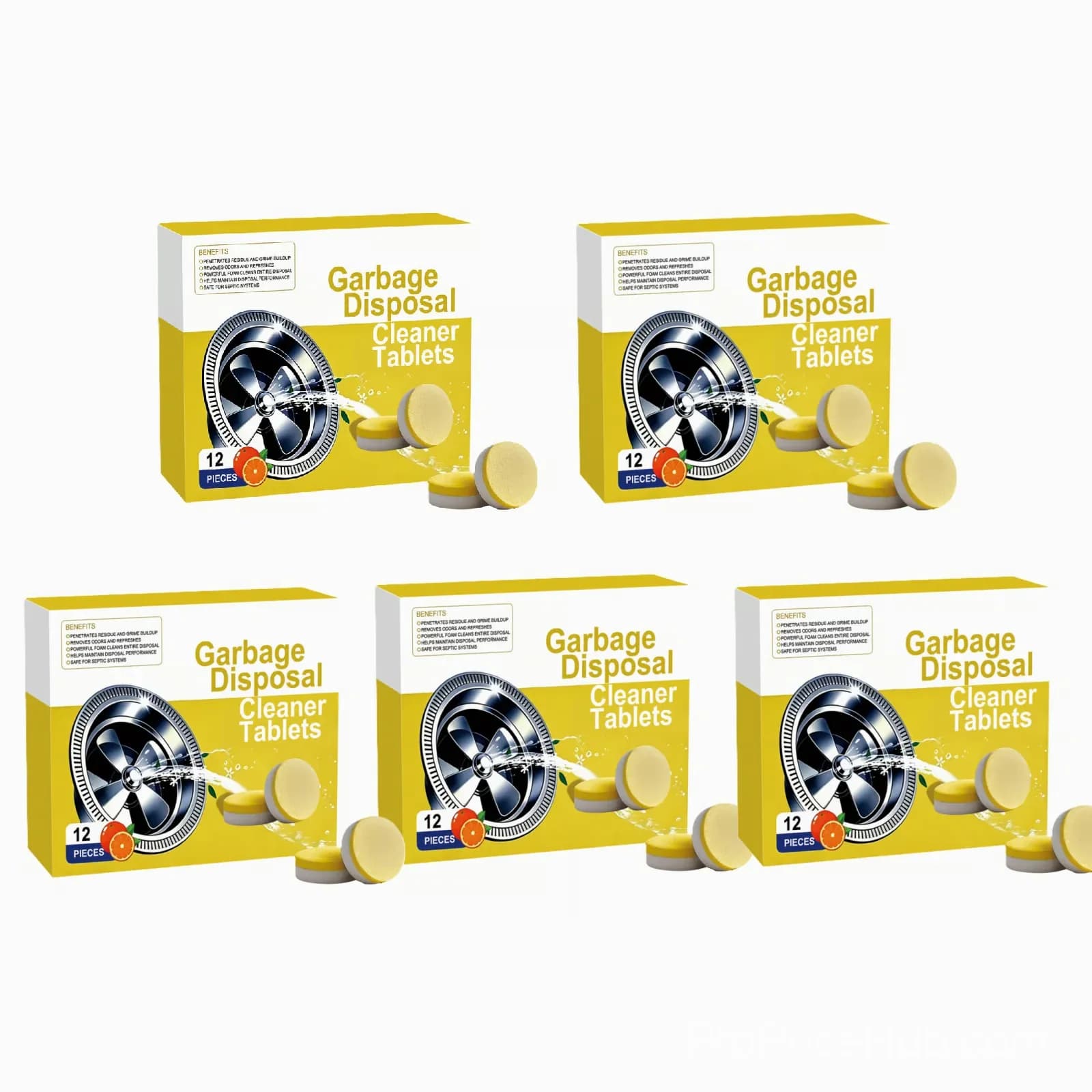 Deep Clean Garbage Disposal Cleaning Tablets, 12-Count Box - View 11