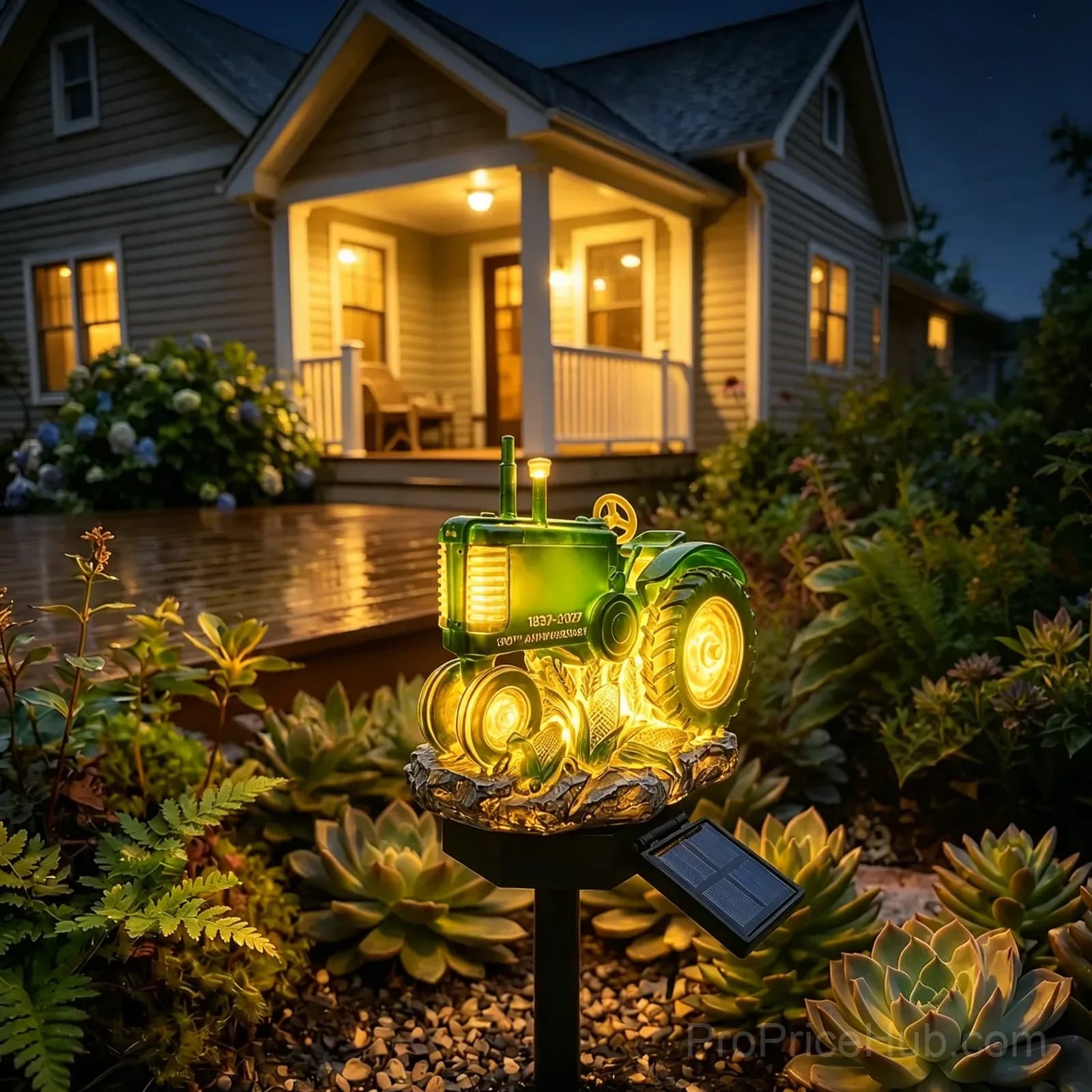 Sci-Fi Starship Solar Garden Light - Outdoor Decor - View 8