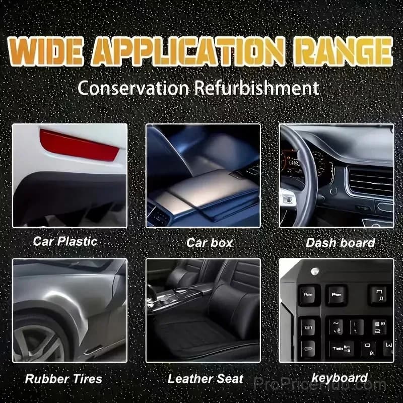 Tire Coating & Trim Restorer - Deep Black Shine for Rubber & Plastic - View 6