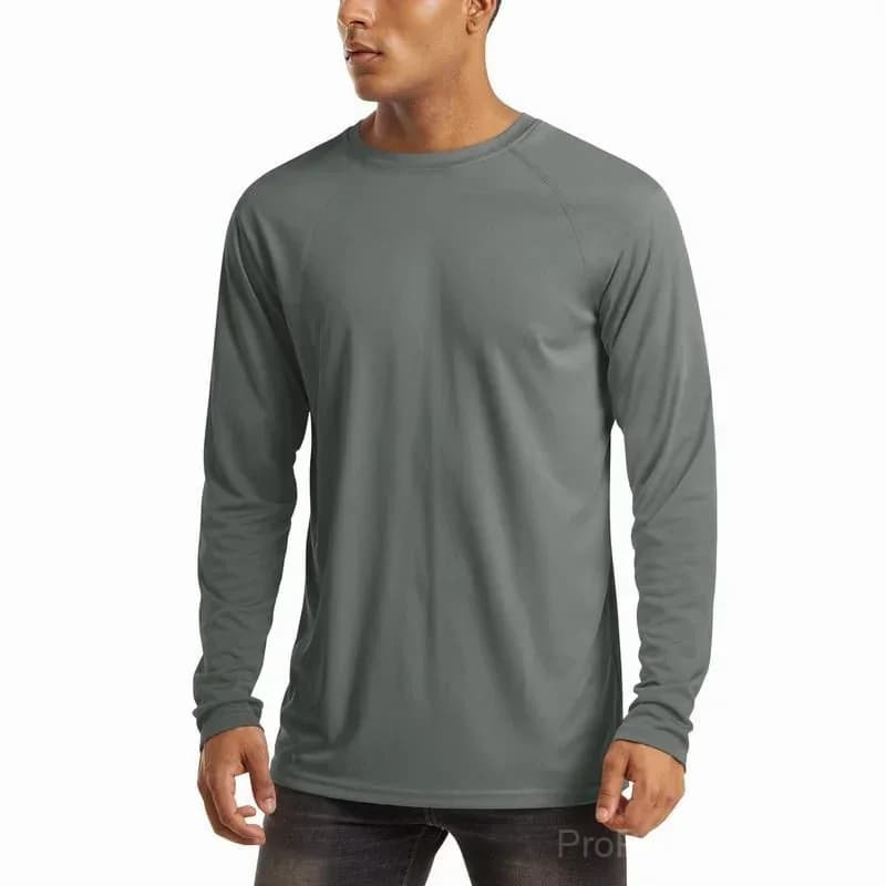 Men's UPF 50+ Long Sleeve Performance Shirt - Quick Dry, Lightweight, Breathable - View 11