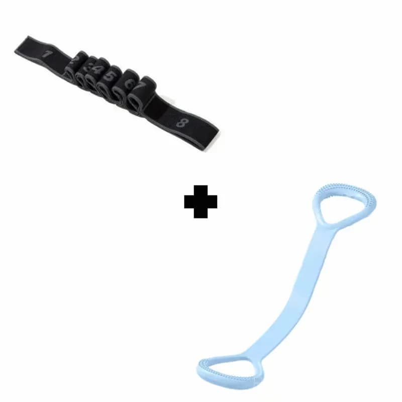 Resistance Band for Fitness and Yoga, Red, No Rear Strap - View 17