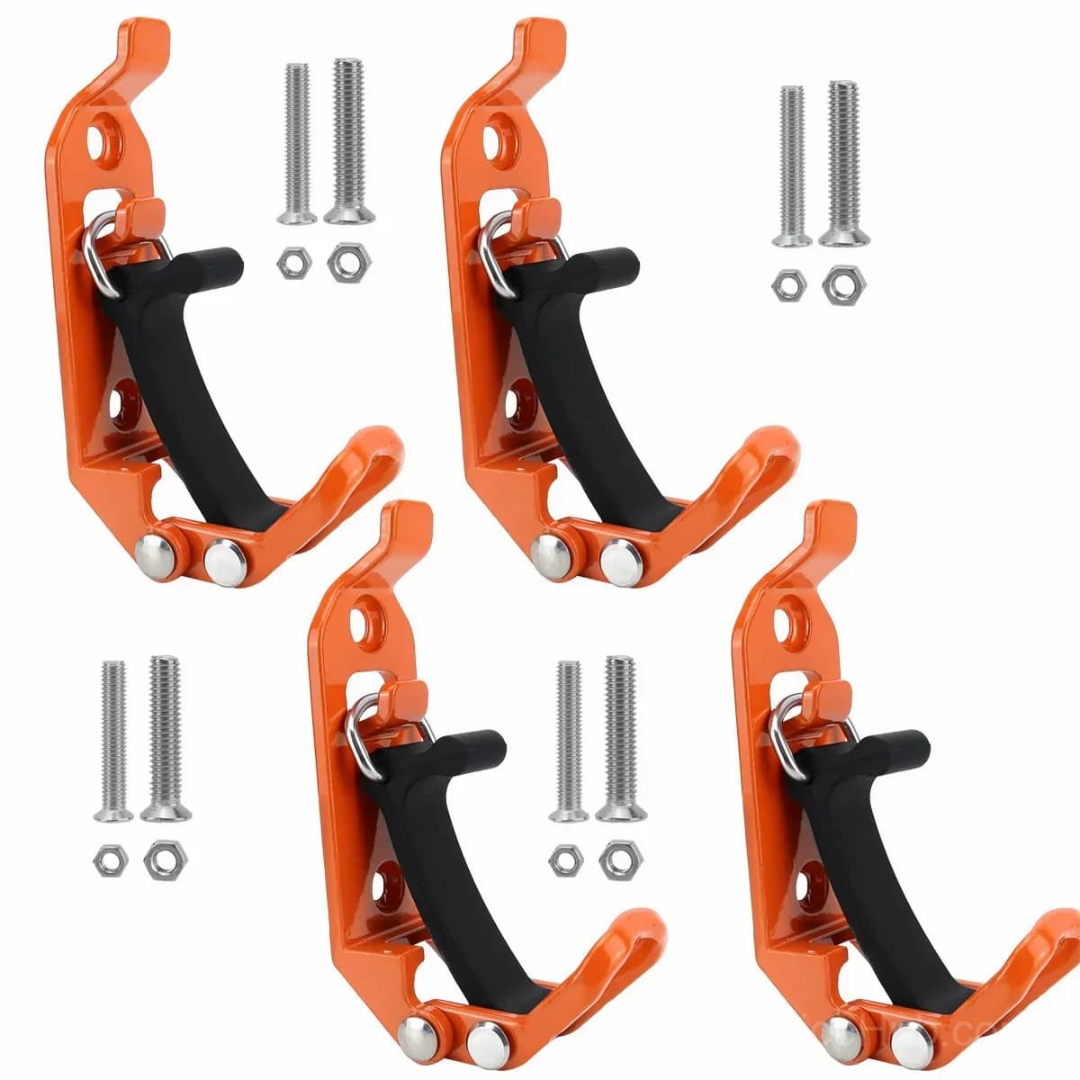 Heavy Duty Metal and Rubber Shovel Mount Kit for Garage Storage - View 14