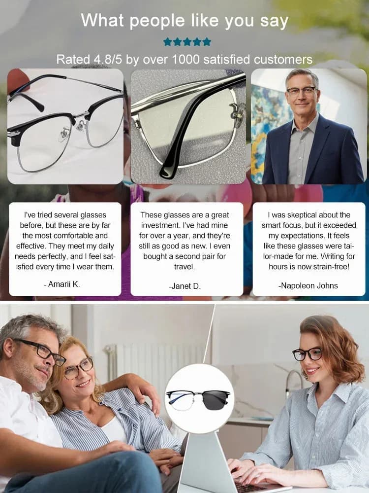 Ultra Light Anti-Blue Light Reading Glasses - View 10