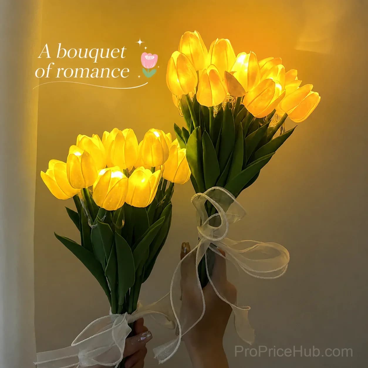 Radiant Romantic Tulip Light - Artificial Flower - View 4