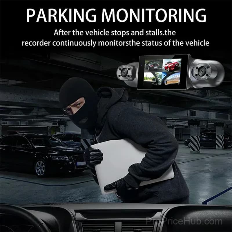 4-Channel 1080P WiFi Car Recorder with 32GB Memory Card - View 9