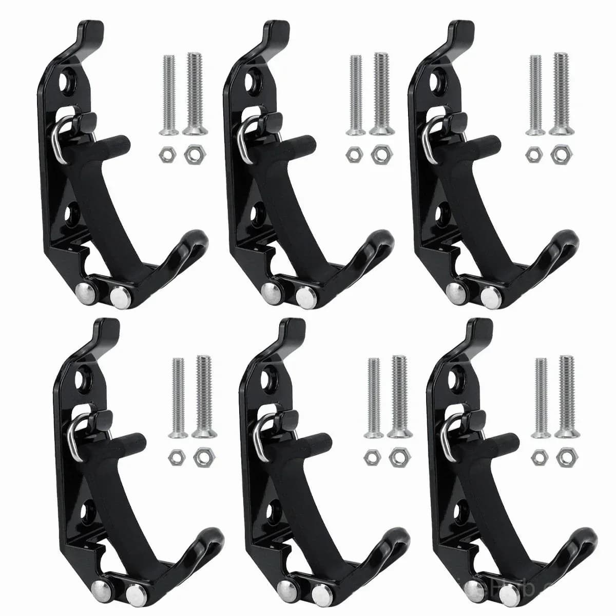 Heavy Duty Metal and Rubber Shovel Mount Kit for Garage Storage - View 15
