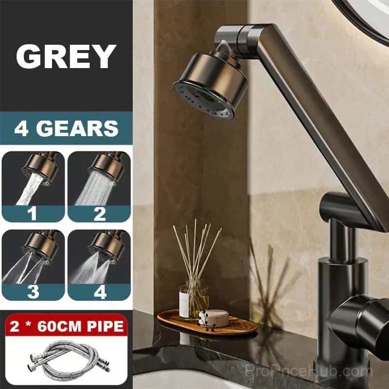Grey 2-Mode Universal Hot and Cold Faucet Attachment - View 20