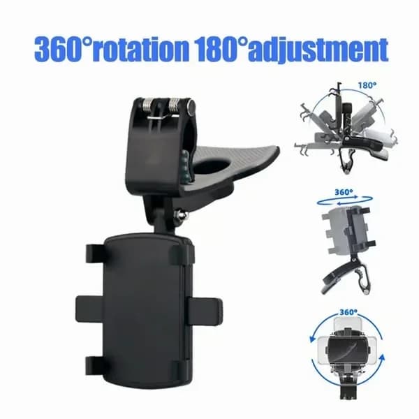 Dashboard Clip-On Car Phone Holder, 1-Pack - View 5