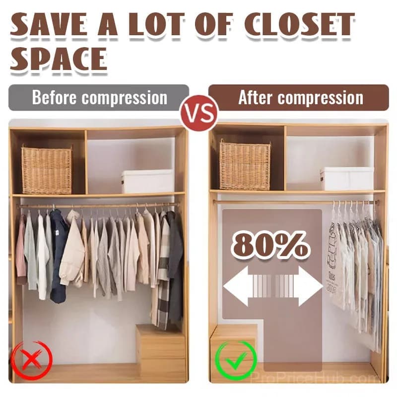 Vacuum Storage Bags for Space-Saving Organization - View 3