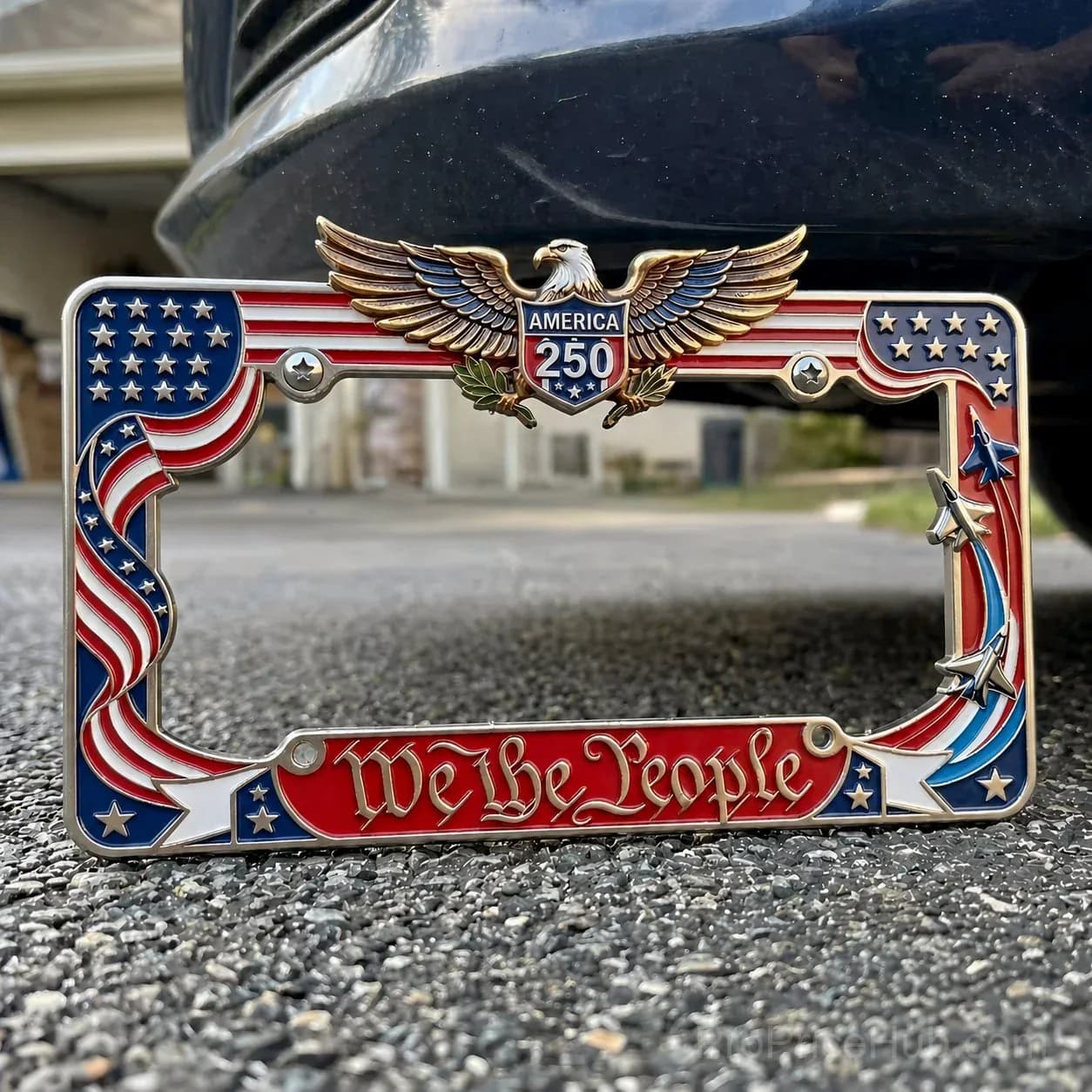 250th Anniversary Commemorative License Plate Frame - View 2