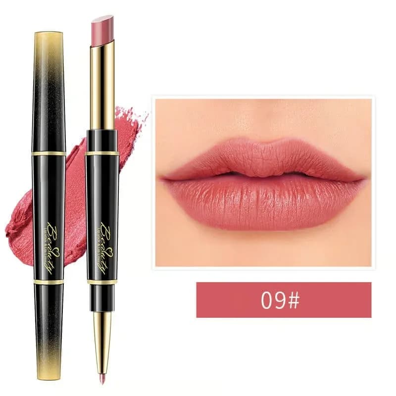 Double-Ended Matte Lip Liner & Lipstick – Waterproof, Non-Fading - View 15