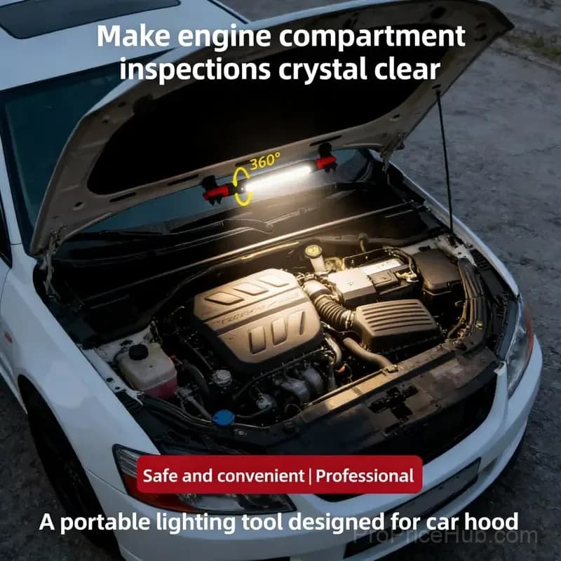 Professional Mechanic Hands-Free Under Hood Auto Repair Work Light - View 9