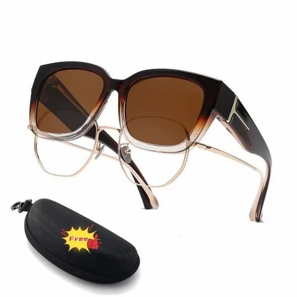Polarized Fit Over Sunglasses for Women – UV400 Floral Frame - View 16