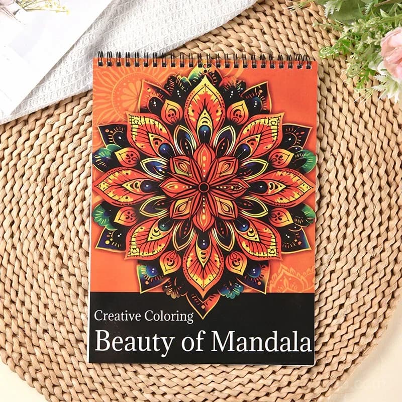 Adult Coloring Stress Relief Books (Hardcover) - View 6