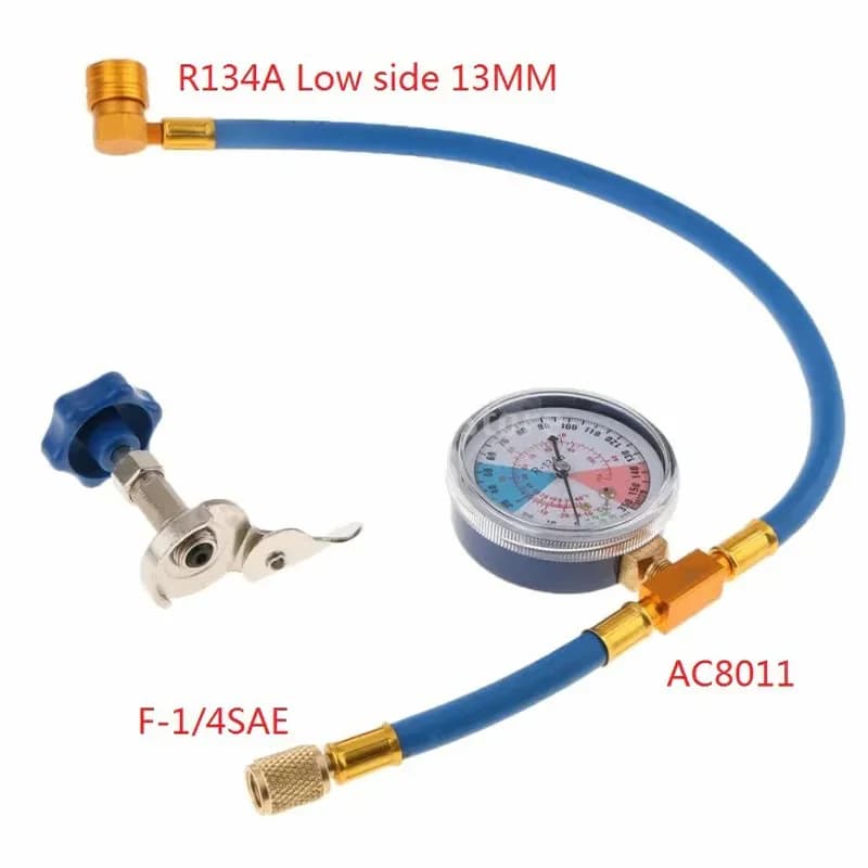 R134a A/C Charging Hose with Easy-Read Precision Gauge - View 7