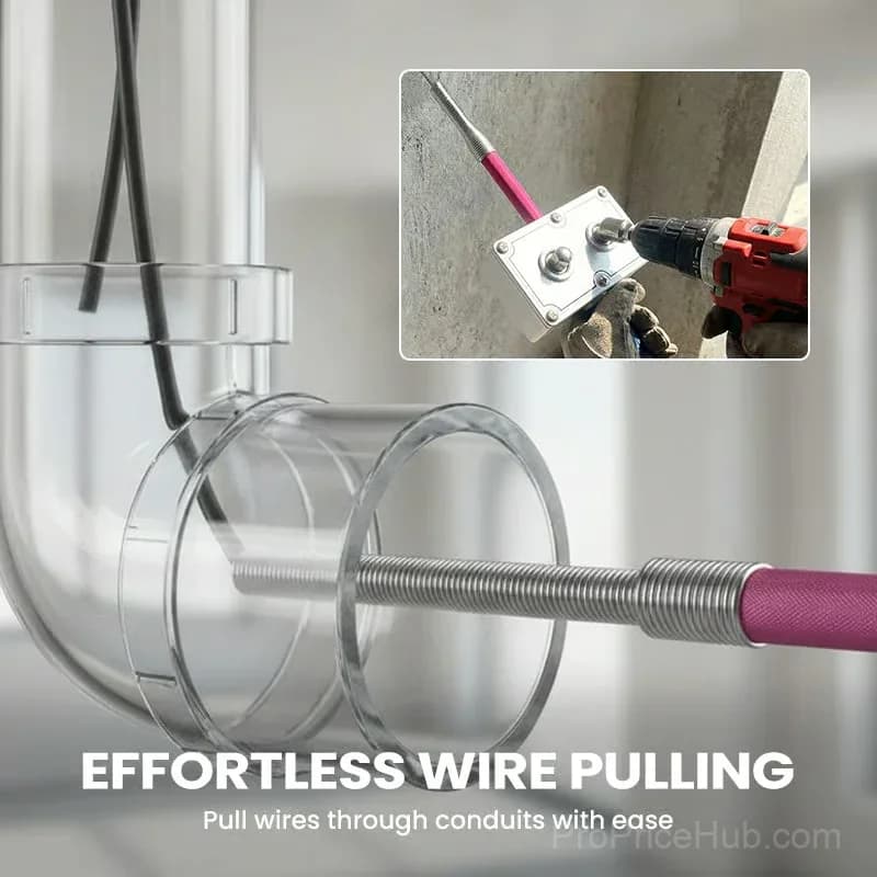 Professional Electrician's Wire Pulling Assistant Tool - View 4