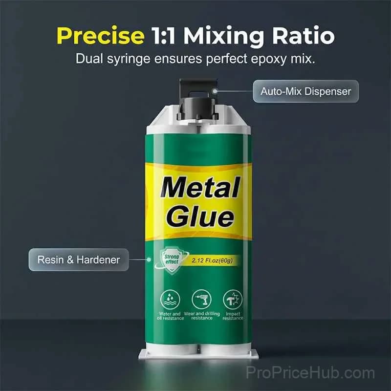 High-Strength Metal Repair Glue, Fast Curing Permanent Bond - View 4