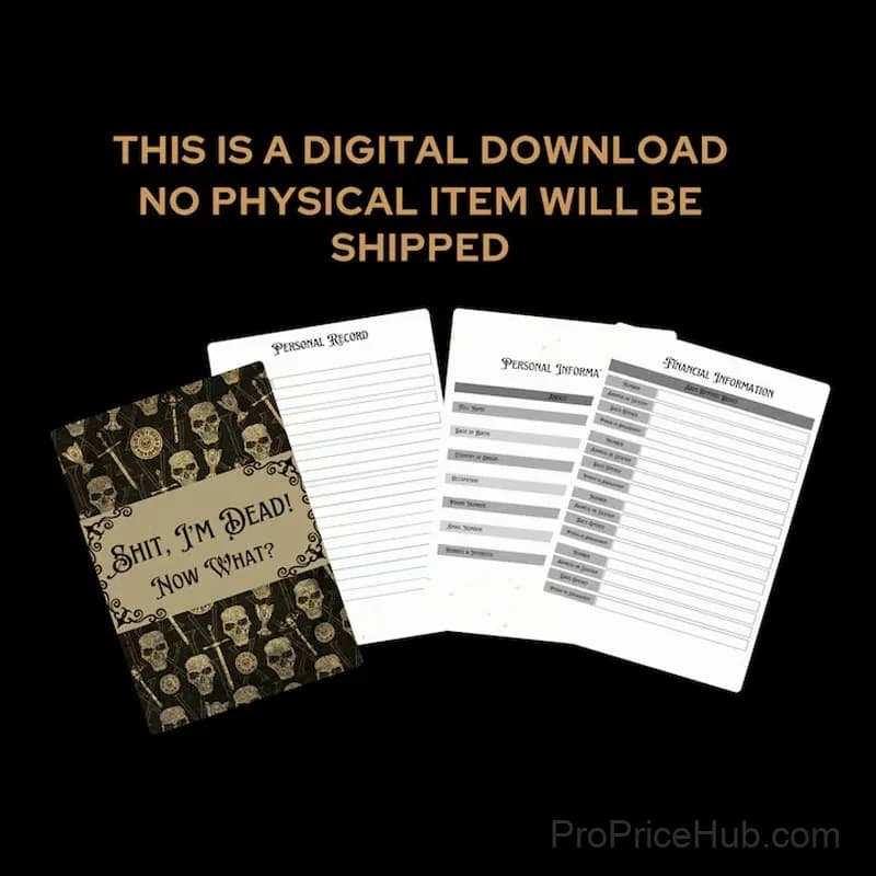 Sh*t...I'm Dead! End of Life Planner, Single Copy - View 9