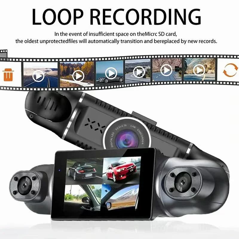 4-Channel 1080P WiFi Car Recorder with 32GB Memory Card - View 8