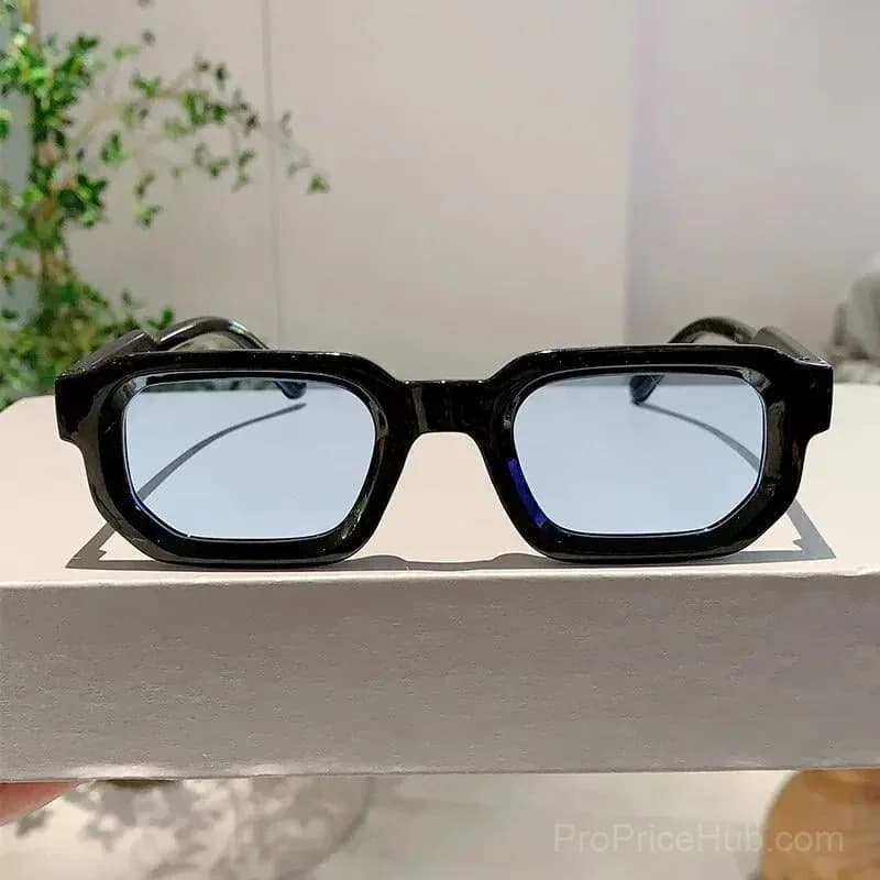 6-Pack Vintage Rectangle Sunglasses for Men & Women - UV400 Protection - View 4