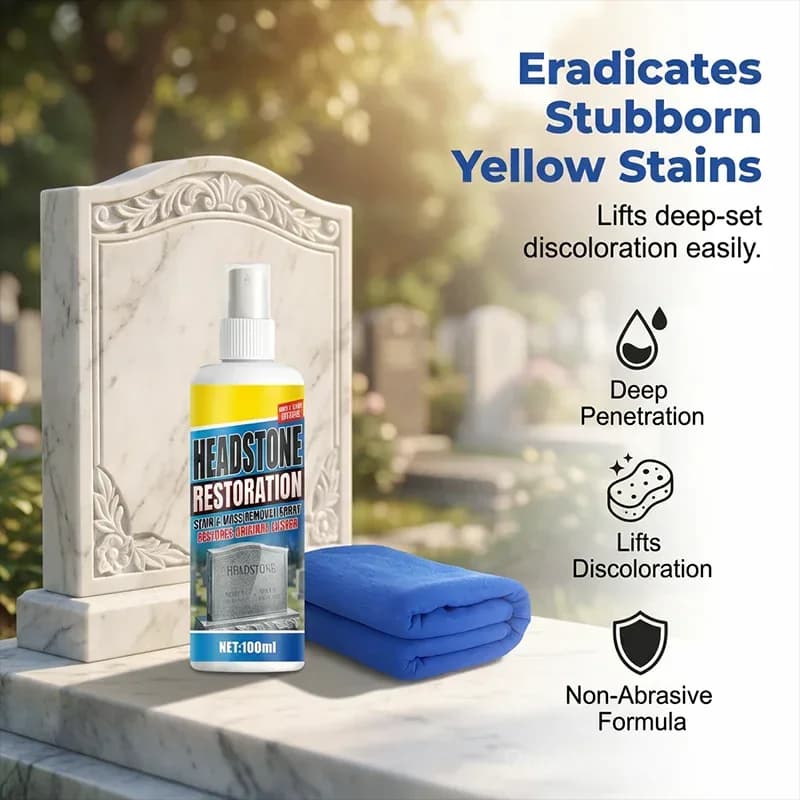 Headstone Restoration & Cleaning Spray, 32oz - View 5