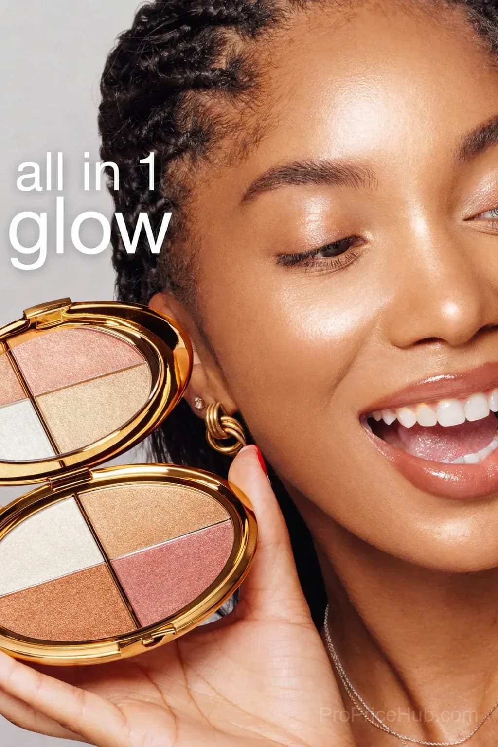 Glow Wardrobe Highlighting Eye & Cheek Palette - View 7