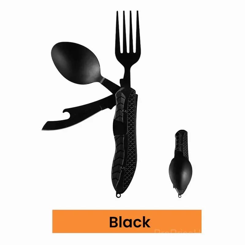4-in-1 Outdoor Folding Multifunctional Tableware Set - View 10