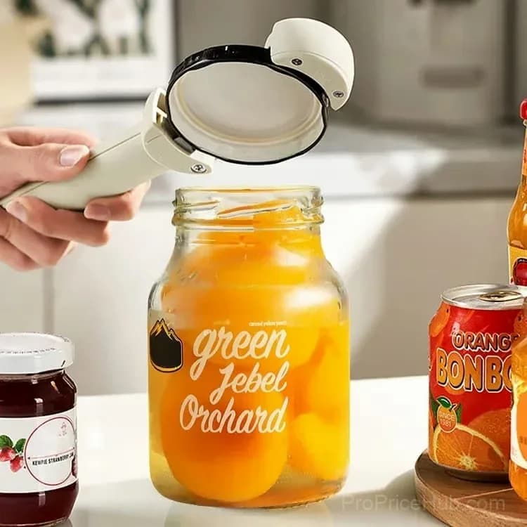 Multifunctional Magnetic Can Opener, Red - View 2
