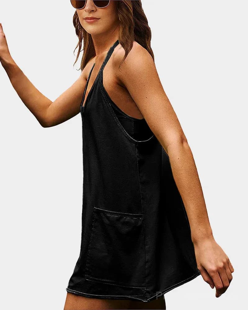 Women's Summer Sleeveless Dress - View 3