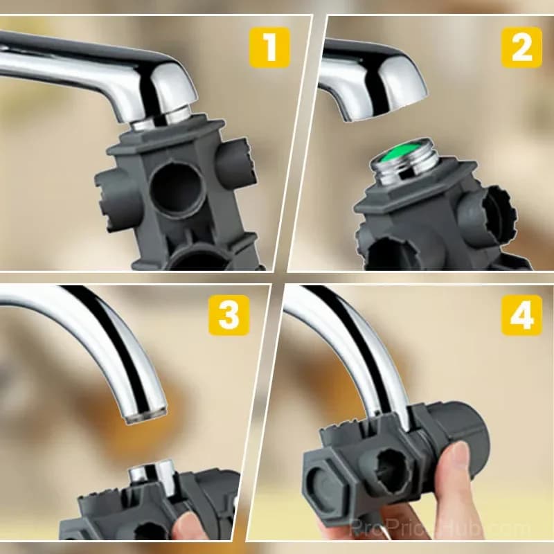 All-in-One Faucet Wrench Tool Set, Gray, 1 Pack - View 7