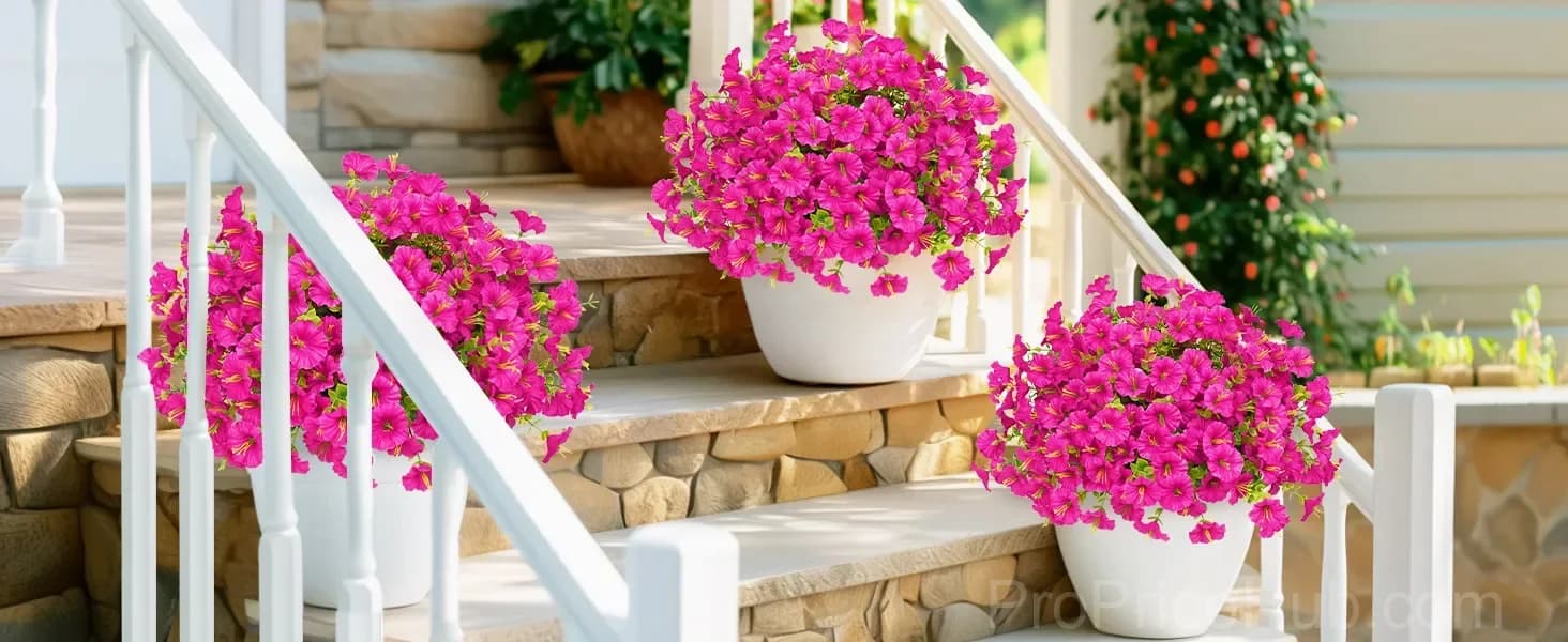 UV Resistant Artificial Petunias Flowers - View 27