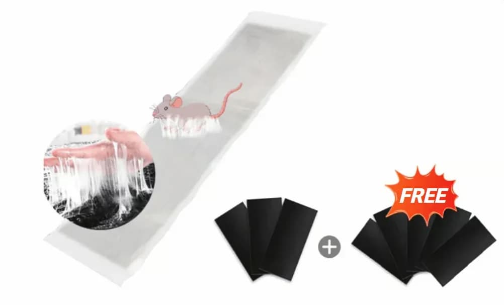 Non-Woven Sticky Mouse Trap Blanket, Black, 1.2m x 27cm, 2-Pack - View 13