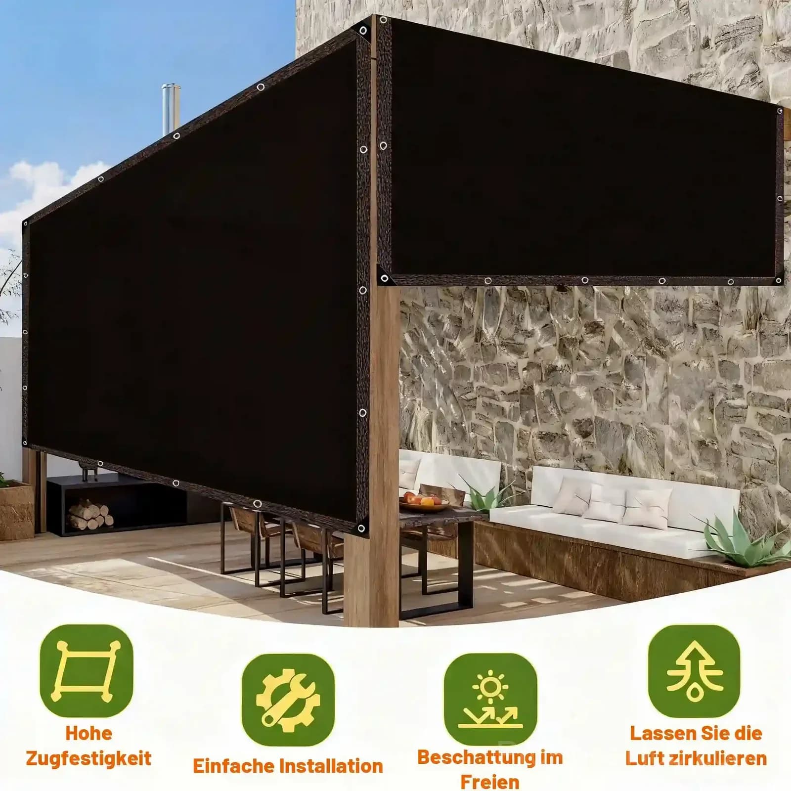 Heavy Duty UV Sunblock Shade Cloth - View 4