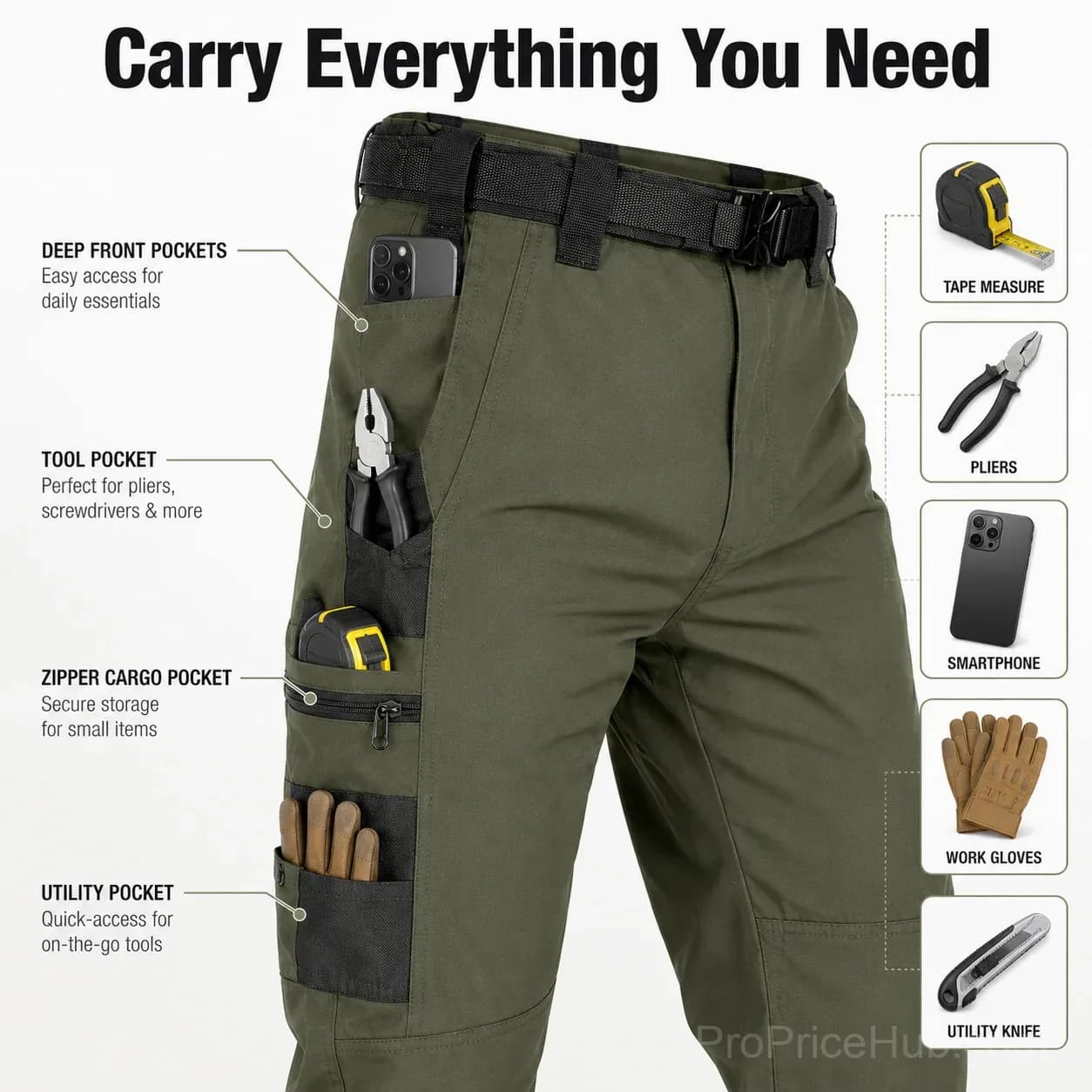 Men's Flame-Resistant Tactical Work Pants - View 4