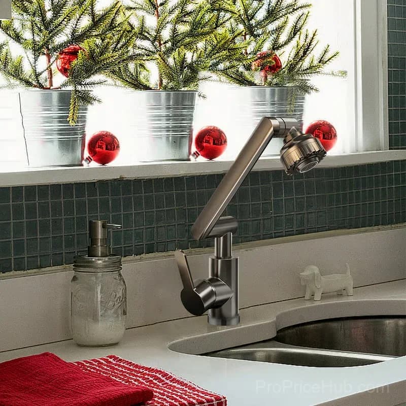 Grey 2-Mode Universal Hot and Cold Faucet Attachment - View 9