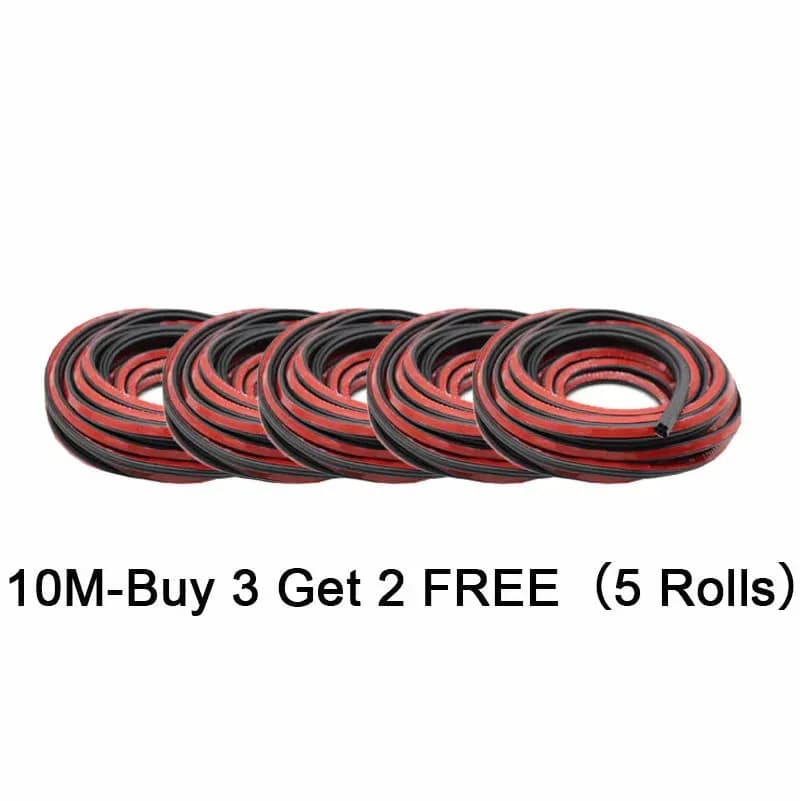 5M Car Rubber Seal Strip for Noise Reduction and Dust Proofing - View 10