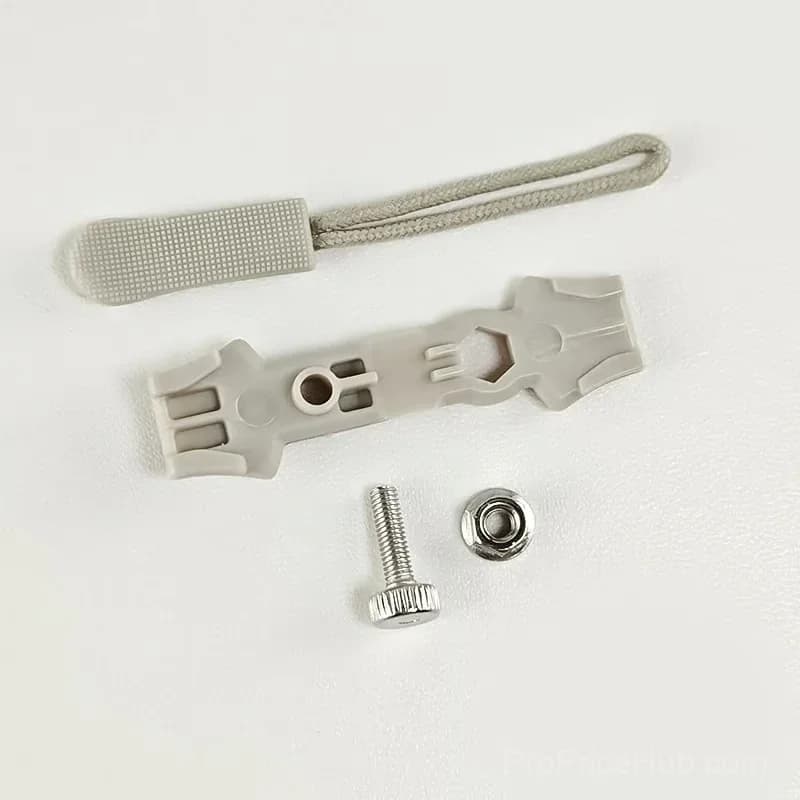 Black Zipper Puller Repair Kit, Easy Install, 10-Piece - View 15