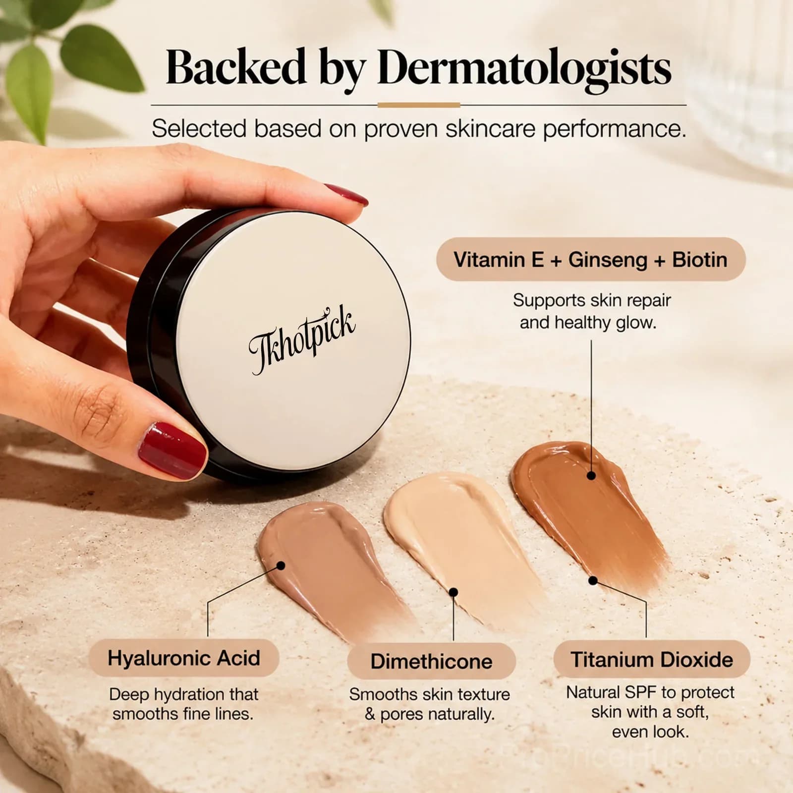 Tkhotpick Glow Foundation Cushion Compact - View 5