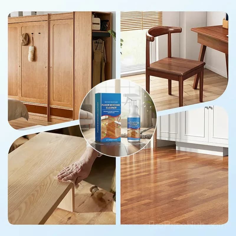 Instant Floor Renew High-Gloss Floor Polish Set with Nano Sponge - View 12