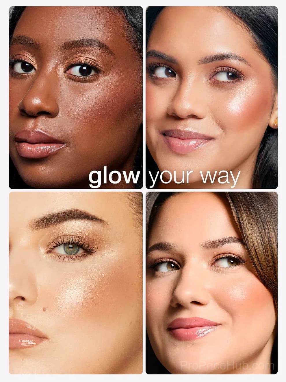 Glow Wardrobe Highlighting Eye & Cheek Palette - View 3