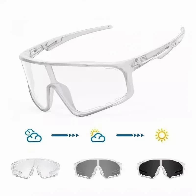 Unisex Photochromic Cycling Sunglasses - Windproof for Road Bike - View 7