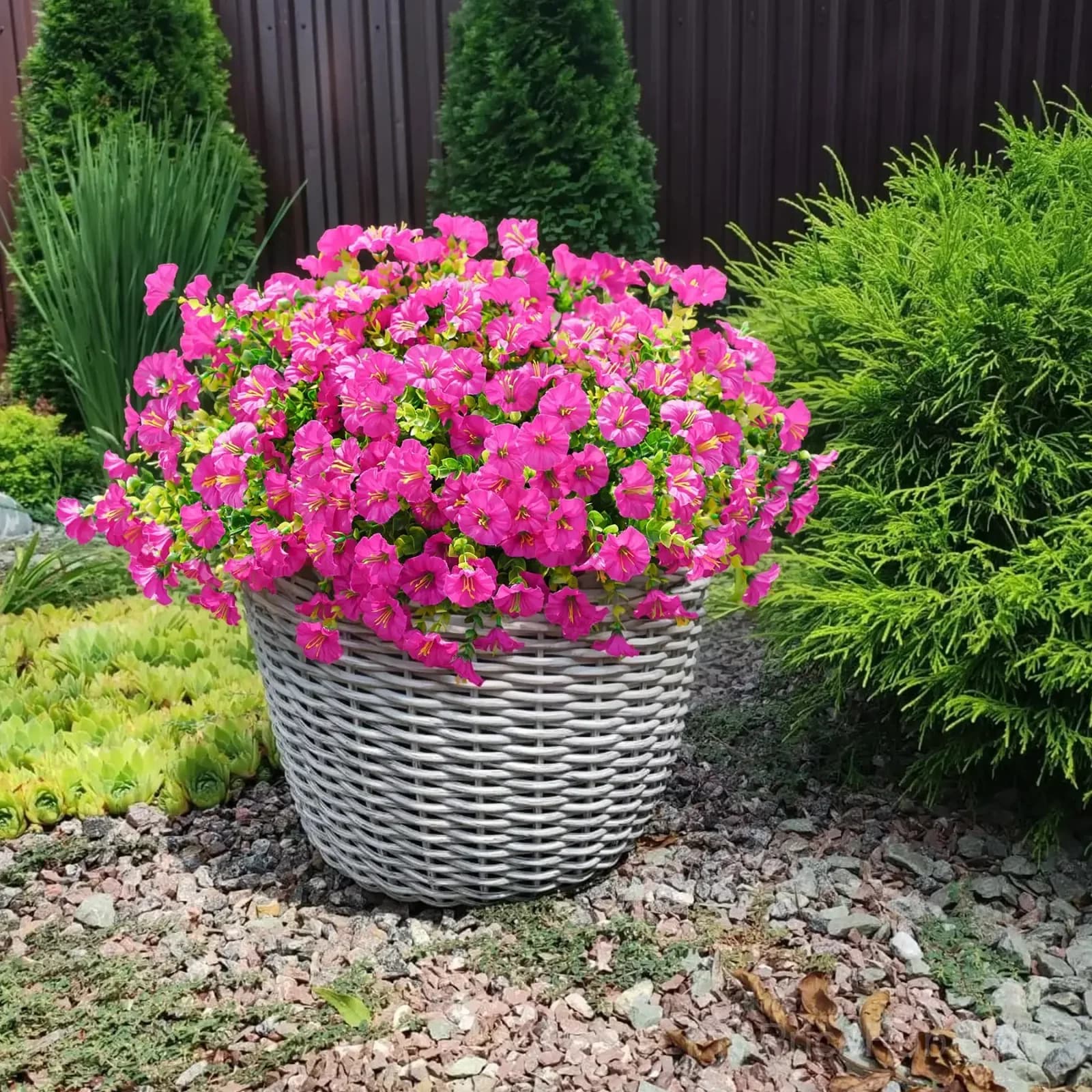 UV Resistant Artificial Petunias Flowers - View 15