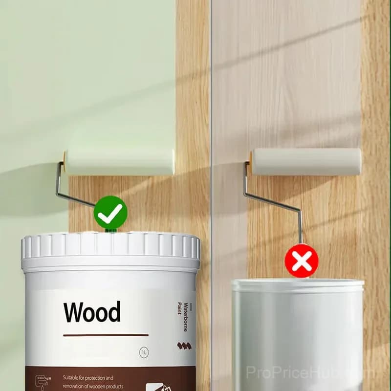 Water-Based Furniture Paint for Restoration, White, 500g - View 7