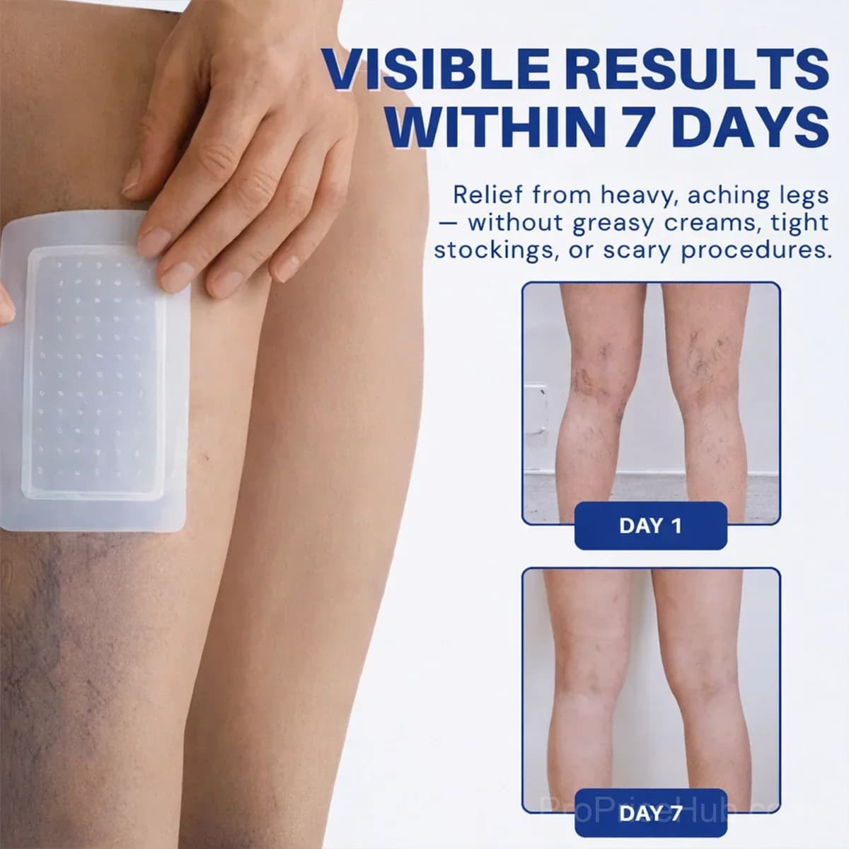Vein Contour Microneedle Patch with Diosmin & Hesperidin, 7-Day - View 6