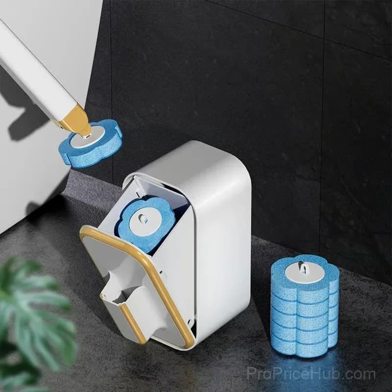 Wall-Mounted Toilet Brush Set, White, 1–6 Pieces - View 8