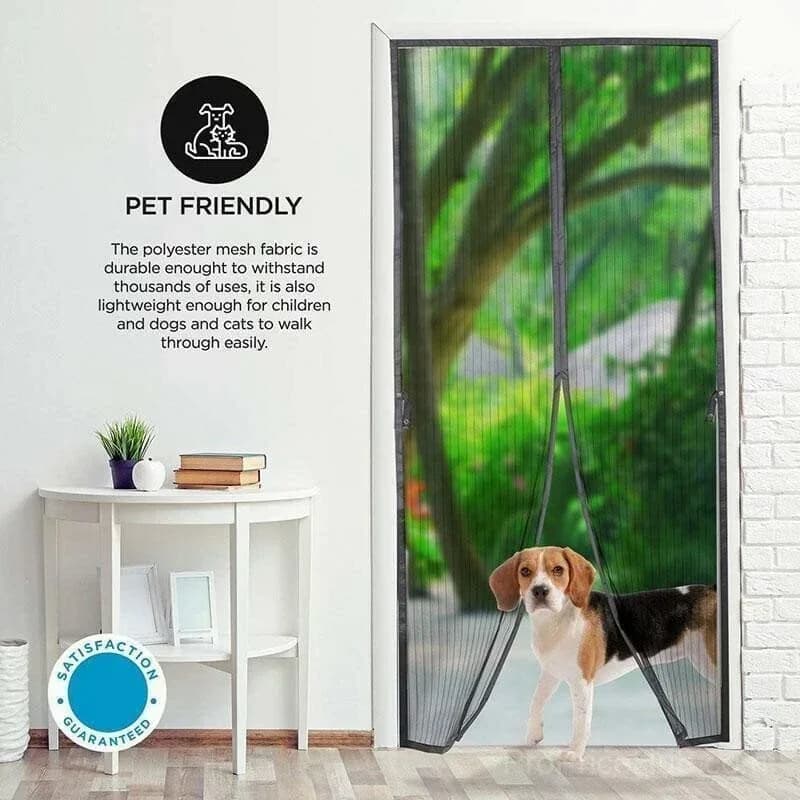 Magnetic Screen Door, Hands-Free Patio Entry - View 4